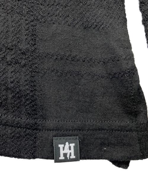 Hysteric Glamour（ヒステリックグラマー）Hysteric Glamour (ヒステリックグラマー) ATP チェック ネル ボタンシャツ ブラック サイズ:L 未使用品の古着・服飾アイテム