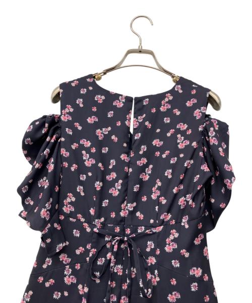 HER LIP TO（ハーリップトゥ）Her lip to (ハーリップトゥ) 半袖ワンピース ネイビー サイズ:Sの古着・服飾アイテム