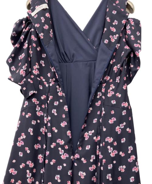 HER LIP TO（ハーリップトゥ）Her lip to (ハーリップトゥ) 半袖ワンピース ネイビー サイズ:Sの古着・服飾アイテム