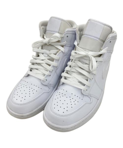 NIKE（ナイキ）NIKE (ナイキ) Air Jordan 1 Mid ホワイト サイズ:27の古着・服飾アイテム