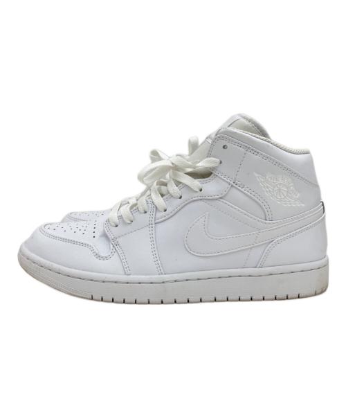 NIKE（ナイキ）NIKE (ナイキ) Air Jordan 1 Mid ホワイト サイズ:27の古着・服飾アイテム