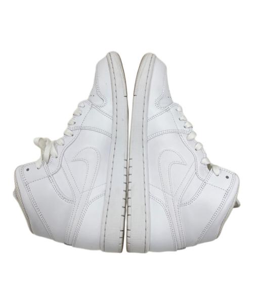 NIKE（ナイキ）NIKE (ナイキ) Air Jordan 1 Mid ホワイト サイズ:27の古着・服飾アイテム