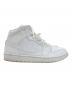 中古・古着 NIKE (ナイキ) Air Jordan 1 Mid ホワイト サイズ:27：8000円
