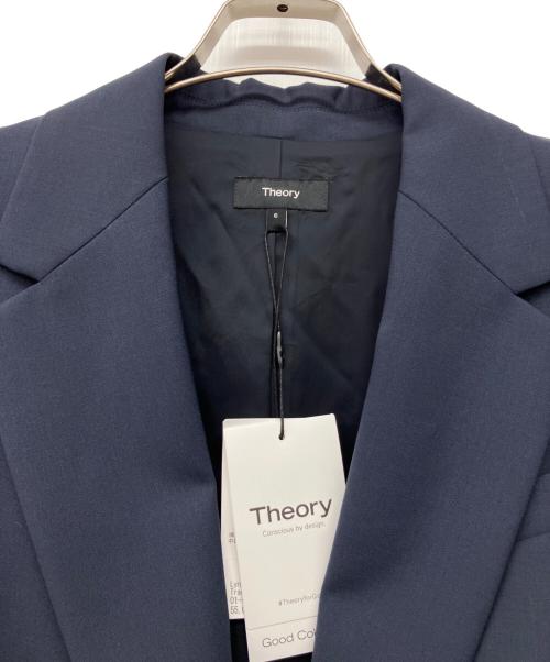 theory（セオリー）theory (セオリー) Lynnia Blazer Traceable Wool ネイビー サイズ:6 未使用品の古着・服飾アイテム