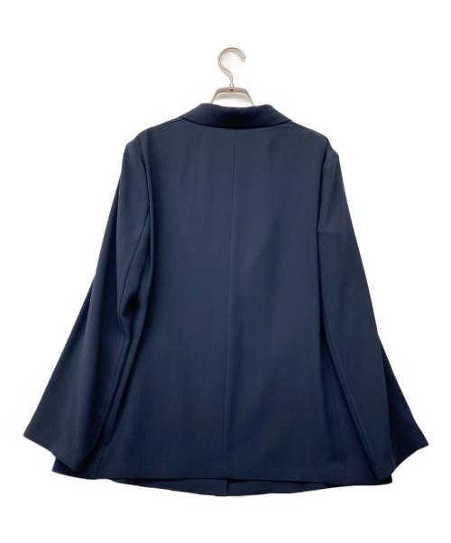 theory luxe（セオリーリュクス）theory luxe (セオリーリュクス) バックサテンリラックスジャケット ネイビー サイズ:38 未使用品の古着・服飾アイテム