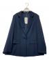 theory luxe（セオリーリュクス）の古着「バックサテンリラックスジャケット」｜ネイビー