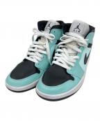 NIKEナイキ）の古着「Air Jordan 1 Mid "Aqua Blue"」｜ブルー×ブラック