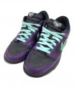 NIKEナイキ）の古着「ローカットスニーカー」｜ブラック×パープル