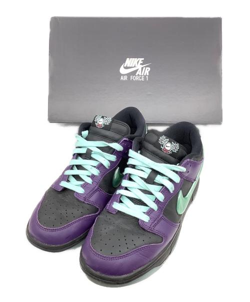 NIKE（ナイキ）NIKE (ナイキ) ローカットスニーカー ブラック×パープル サイズ:26cmの古着・服飾アイテム
