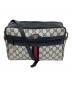GUCCI（グッチ）の古着「80's ショルダーバッグ」｜グレー×ネイビー