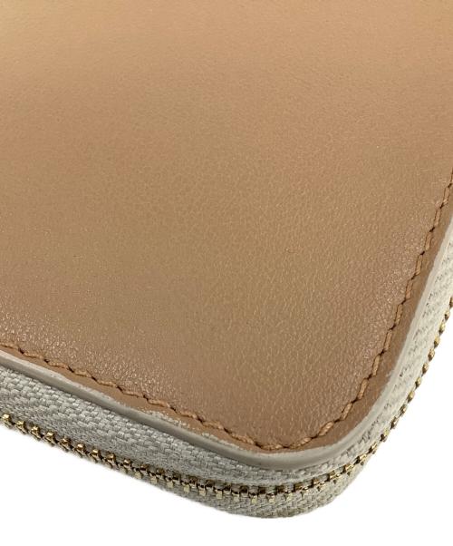 FURLA（フルラ）FURLA (フルラ) NUVOLA ラウンドファスナーロングウォレット ベージュの古着・服飾アイテム