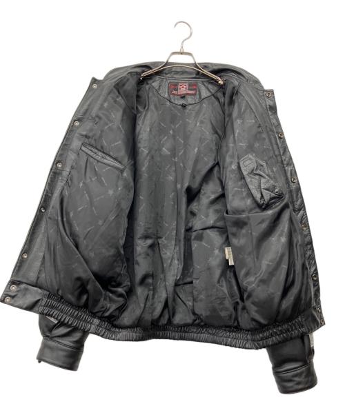 JH DESING（ジェイエイチデザイン）JH DESING (ジェイエイチデザイン) FORD MUSTANGレーシングジャケット ブラック サイズ:Mの古着・服飾アイテム