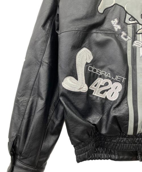 JH DESING（ジェイエイチデザイン）JH DESING (ジェイエイチデザイン) FORD MUSTANGレーシングジャケット ブラック サイズ:Mの古着・服飾アイテム