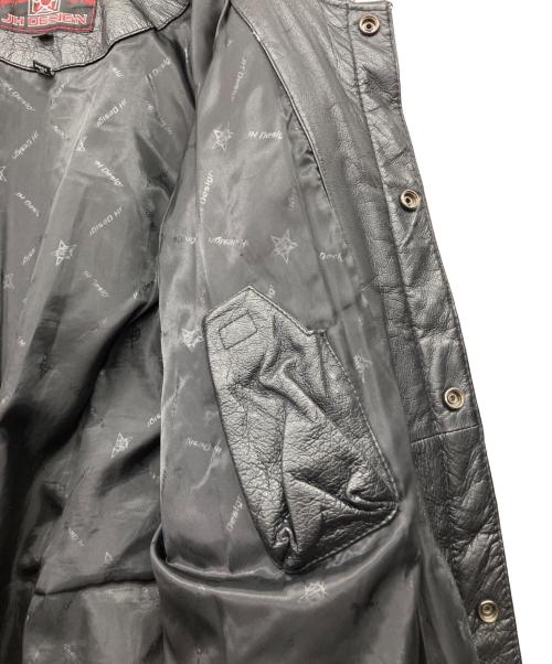 JH DESING（ジェイエイチデザイン）JH DESING (ジェイエイチデザイン) FORD MUSTANGレーシングジャケット ブラック サイズ:Mの古着・服飾アイテム