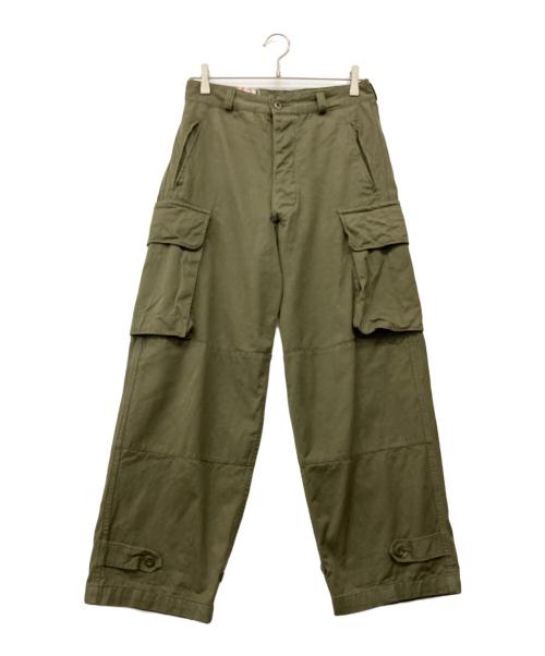 フランス軍（フランスグン）フランス軍 (フランスグン) フランス軍M47カーゴパンツ カーキ サイズ:不明の古着・服飾アイテム