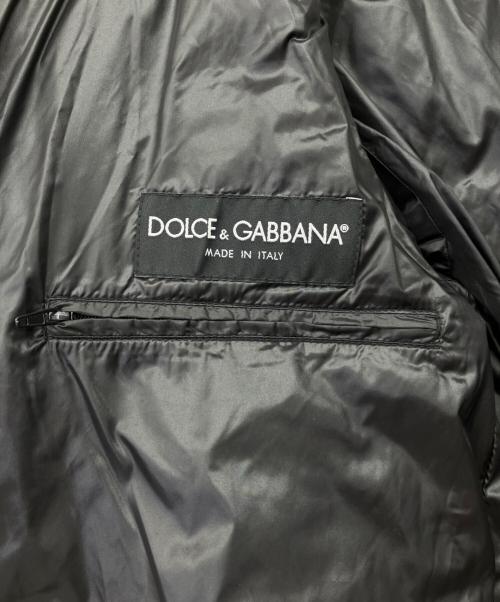DOLCE & GABBANA（ドルチェ＆ガッバーナ）DOLCE & GABBANA (ドルチェ＆ガッバーナ) 00's キルティングダウンジャケット ブラック サイズ:44の古着・服飾アイテム
