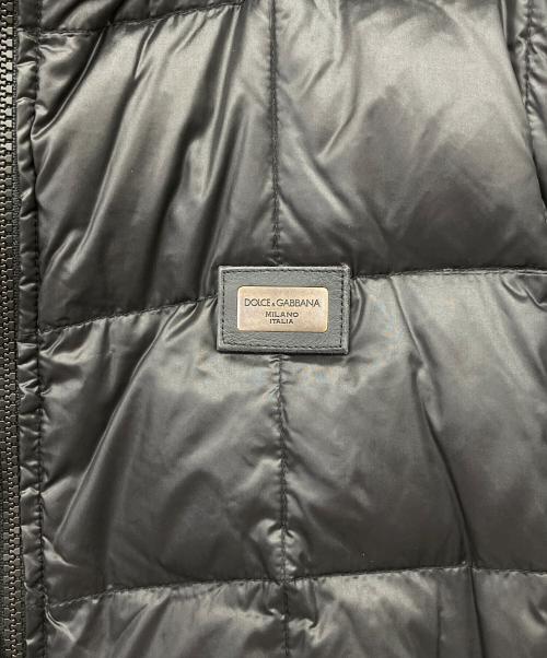 DOLCE & GABBANA（ドルチェ＆ガッバーナ）DOLCE & GABBANA (ドルチェ＆ガッバーナ) 00's キルティングダウンジャケット ブラック サイズ:44の古着・服飾アイテム