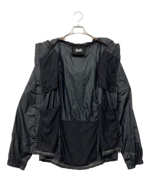 D&G（ディーアンドジー）D&G (ディーアンドジー) ナイロンジャケット ブラック サイズ:46の古着・服飾アイテム