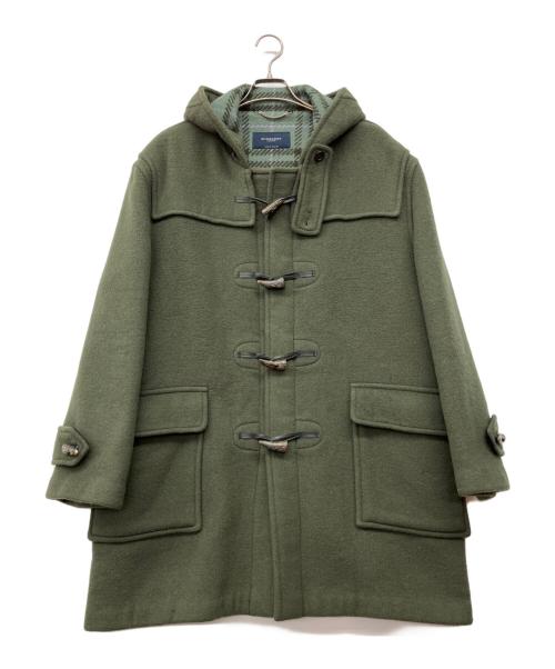 BURBERRY LONDON（バーバリーロンドン）BURBERRY LONDON (バーバリーロンドン) SPECIALITY DUFFLE COATING グリーン サイズ:不明の古着・服飾アイテム
