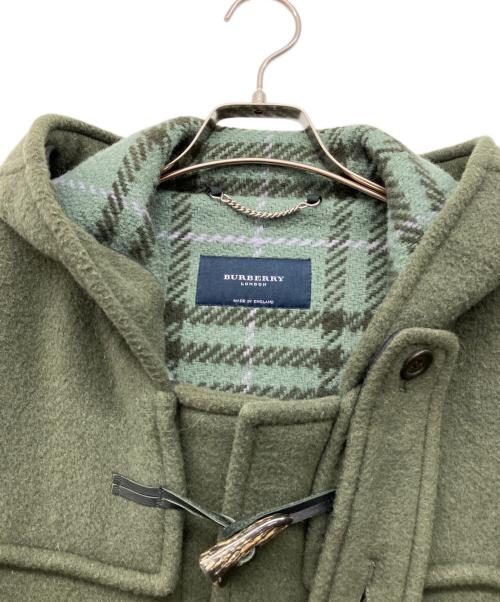 BURBERRY LONDON（バーバリーロンドン）BURBERRY LONDON (バーバリーロンドン) SPECIALITY DUFFLE COATING グリーン サイズ:不明の古着・服飾アイテム