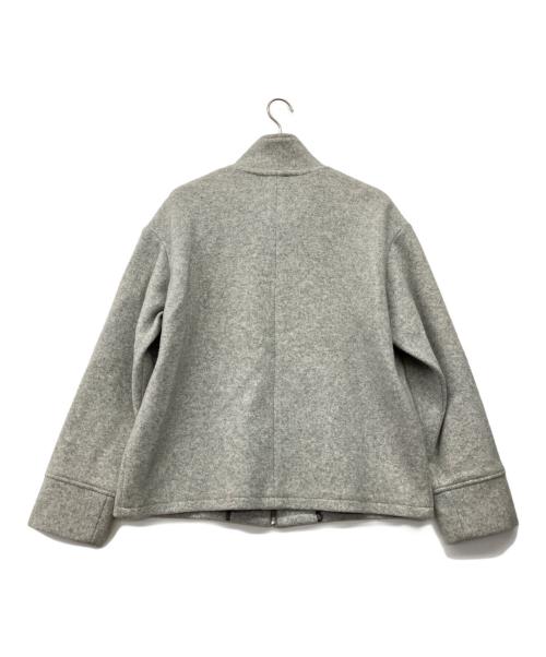Ernie Palo（アーニーパロ）Ernie Palo (アーニーパロ) Wool Boa Zip Blouson グレー サイズ:46の古着・服飾アイテム