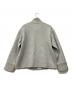Ernie Palo (アーニーパロ) Wool Boa Zip Blouson グレー サイズ:46：12000円