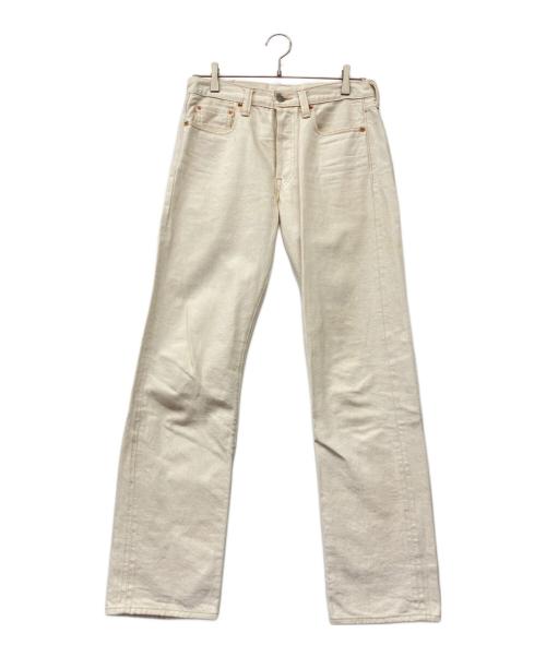 FULLCOUNT（フルカウント）FULLCOUNT (フルカウント) 1108EC エクリュ セルビッチ スリムストレート デニム ホワイト サイズ:76cm(W30)の古着・服飾アイテム