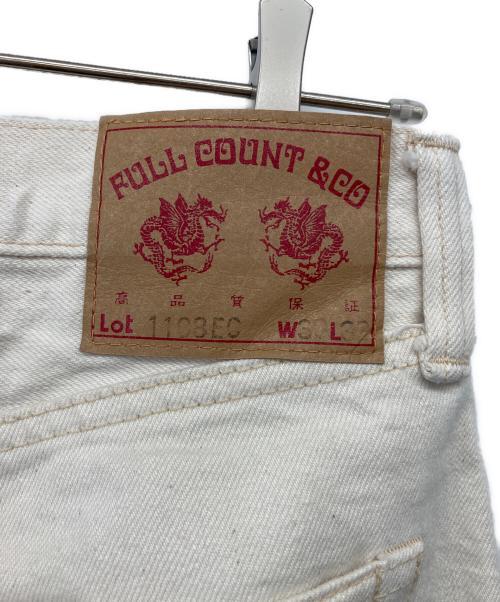FULLCOUNT（フルカウント）FULLCOUNT (フルカウント) 1108EC エクリュ セルビッチ スリムストレート デニム ホワイト サイズ:76cm(W30)の古着・服飾アイテム