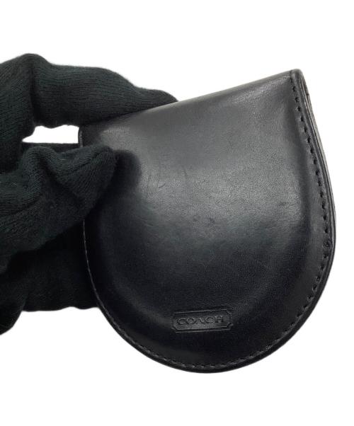 COACH（コーチ）COACH (コーチ) 馬蹄型コインケース ブラックの古着・服飾アイテム