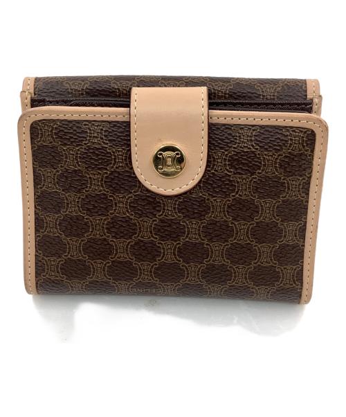 CELINE（セリーヌ）CELINE (セリーヌ) 2つ折り財布 ブラウンの古着・服飾アイテム