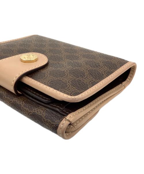 CELINE（セリーヌ）CELINE (セリーヌ) 2つ折り財布 ブラウンの古着・服飾アイテム