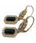 PRADA (プラダ) Gold & Multi Crystal Drop Earrings：15000円