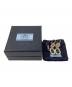 中古・古着 PRADA (プラダ) Gold & Multi Crystal Drop Earrings：15000円
