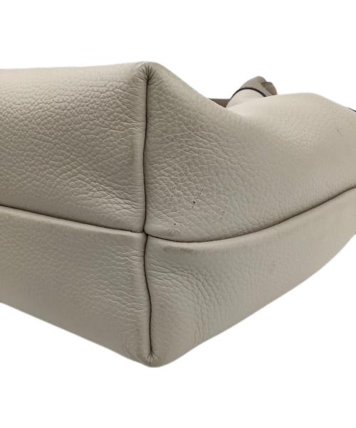 GIANNI CHIARINI（ジャンニ キアリーニ）GIANNI CHIARINI (ジャンニ キアリーニ) 2WAYハンドバッグ ベージュ×ブラウンの古着・服飾アイテム