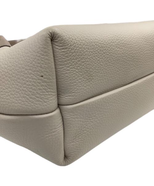 GIANNI CHIARINI（ジャンニ キアリーニ）GIANNI CHIARINI (ジャンニ キアリーニ) 2WAYハンドバッグ ベージュ×ブラウンの古着・服飾アイテム