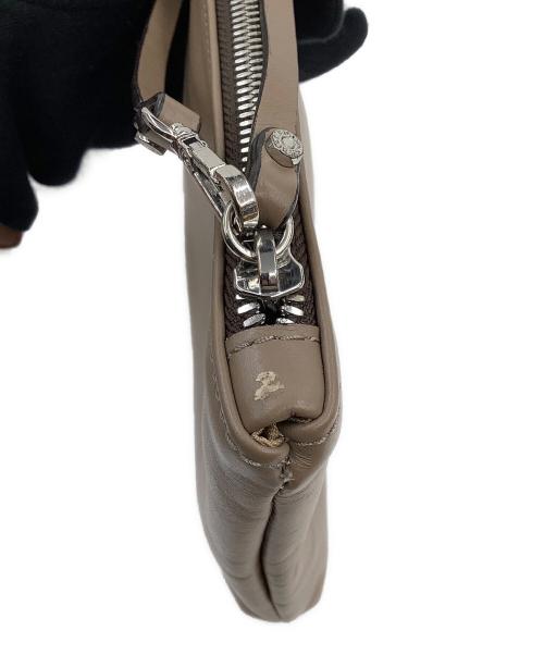 GIANNI CHIARINI（ジャンニ キアリーニ）GIANNI CHIARINI (ジャンニ キアリーニ) 2WAYハンドバッグ ベージュ×ブラウンの古着・服飾アイテム