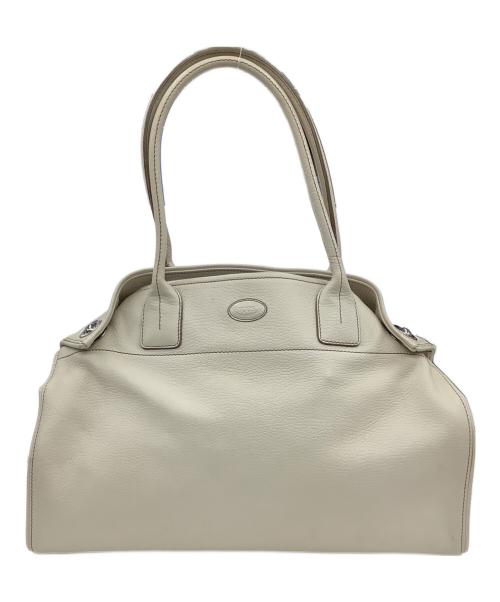 TOD'S（トッズ）TOD'S (トッズ) トートバッグ アイボリーの古着・服飾アイテム