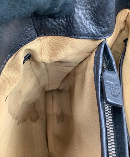 TOD'S（トッズ）TOD'S (トッズ) レザートートバッグ ブラックの古着・服飾アイテム