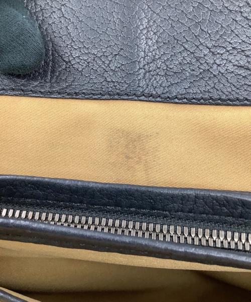 TOD'S（トッズ）TOD'S (トッズ) レザートートバッグ ブラックの古着・服飾アイテム