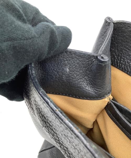 TOD'S（トッズ）TOD'S (トッズ) レザートートバッグ ブラックの古着・服飾アイテム