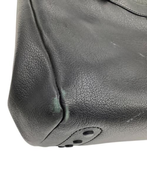 TOD'S（トッズ）TOD'S (トッズ) レザートートバッグ ブラックの古着・服飾アイテム