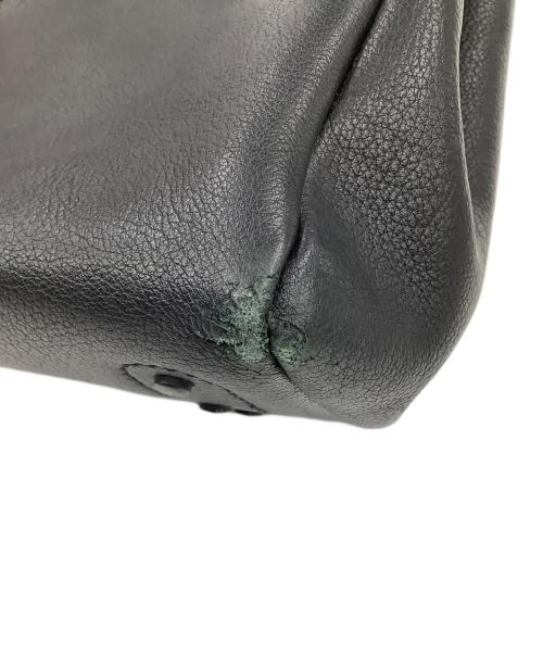 TOD'S（トッズ）TOD'S (トッズ) レザートートバッグ ブラックの古着・服飾アイテム