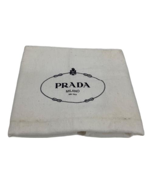 PRADA（プラダ）PRADA (プラダ) ナイロンショルダーバッグ ブラックの古着・服飾アイテム