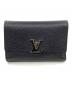 LOUIS VUITTON（ルイ ヴィトン）の古着「ポルトフォイユ・カプシーヌ コンパクト」｜ノワール・ホットピンク