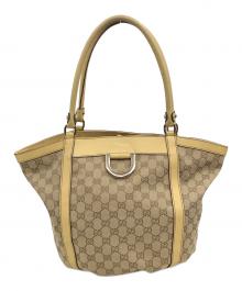 GUCCI（グッチ）の古着「GGキャンバストートバッグ」｜ベージュ