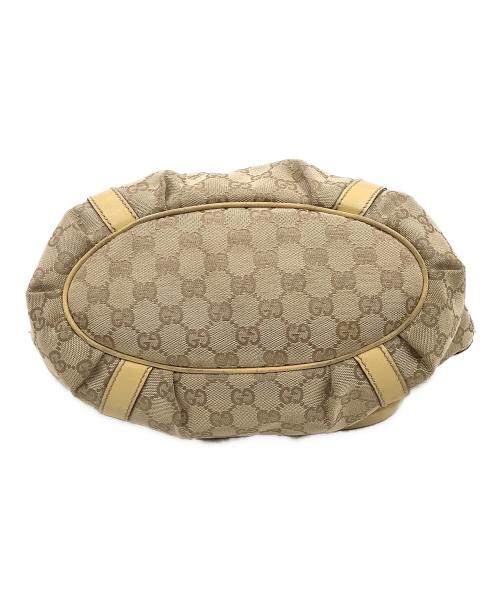 GUCCI（グッチ）GUCCI (グッチ) GGキャンバストートバッグ ベージュの古着・服飾アイテム