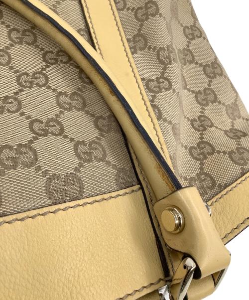 GUCCI（グッチ）GUCCI (グッチ) GGキャンバストートバッグ ベージュの古着・服飾アイテム