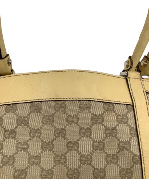GUCCI（グッチ）GUCCI (グッチ) GGキャンバストートバッグ ベージュの古着・服飾アイテム