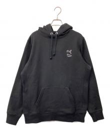 PUMA×maison kitsune（プーマ×メゾンキツネ）の古着「PULLOVER HOODIE BLACK」｜ブラック