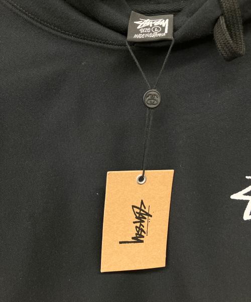stussy（ステューシー）stussy (ステューシー) 24SS WORLD TOUR ZIP HOOD ブラック サイズ:Lの古着・服飾アイテム
